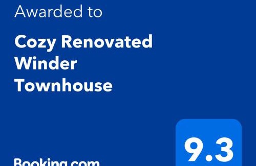 Winder Apartment | Cozy Renovated Winder Townhouse Traveller Awards 2025 Winner