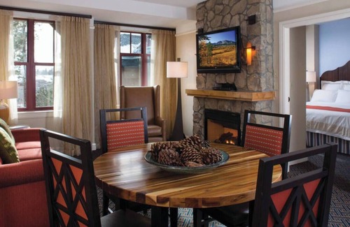 South Lake Tahoe Resort | Cozy resort in charming South Lake Tahoe with fitness room. Heat