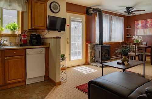 Ouray Condo | Cozy Retreat: Perfect for Couples! Fireplace, Mountain Views&High-Speed Internet