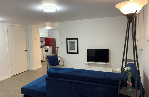 Merritton Apartment | Cozy Retro style1 Bedroom Apartment - FREE Parking, WiFi, In-suite Laundry.