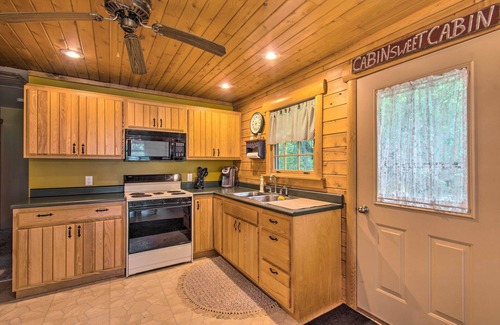 Camp Grove Cabin | Cozy Riverfront Getaway: Fishing On-Site!