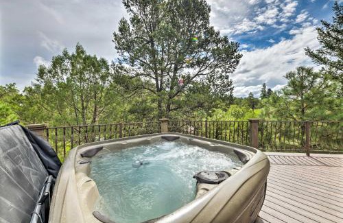 Ruidoso House | Cozy Ruidoso Cabin with Hot Tub and Game Room!