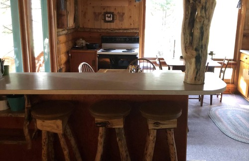Island Park Cabin | Cozy rustic cabin on wooded 1 acre