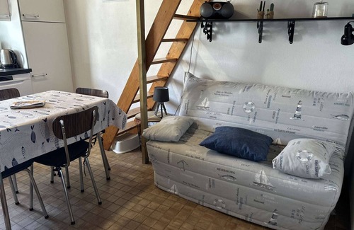 Noirmoutier-en-l'Ile Apartment | Cozy Studio with Mezzanine, 200m from Beach and Port in Noirmoutier-en-l'Île
