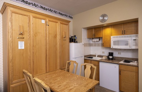 Purgatory Condo | Cozy Studio for 2 at Kendall 435 in Purgatory Village with Plaza View.