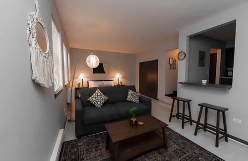 West Ridge Apartment | Cozy Studio Getaway Walk to Dining and Shops + Laundry