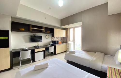 Hegarmanah Apartment | Cozy Studio Room No Kitchen at Skyland City Jatinangor Apartment By Travelio