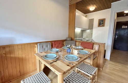 Megeve Apartment | Cozy Studio with Alcove, Sleeps 4, Near Ski Lifts in Megève