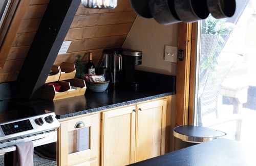 Spring Valley Cabin | Cozy Timber A-Frame Getaway ✦ Large Deck, Hot Tub, & BBQ