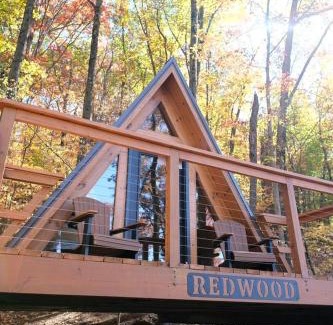 Scio Ski Chalet | Cozy Tree Cabin with Wonderful Views from the Deck in Ohio