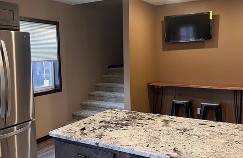 Bemidji House | Cozy two level home - 2 minutes from beach on private wooded lot.