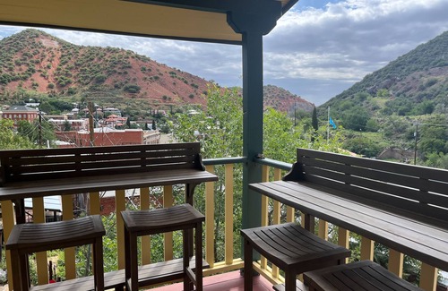 Bisbee Apartment | Cozy upstairs unit with private balcony and gorgeous views