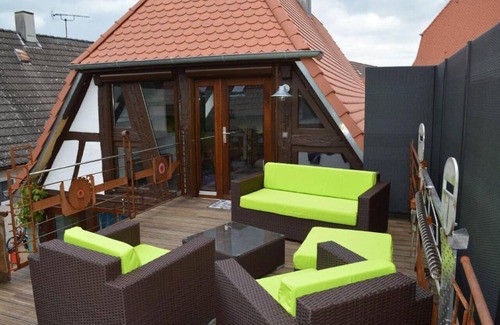 Leopoldshafen Apartment | Cozy vacation apartment with terrace near Karlsruhe