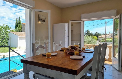 Homps Villa | Cozy villa with a private pool and a terrace