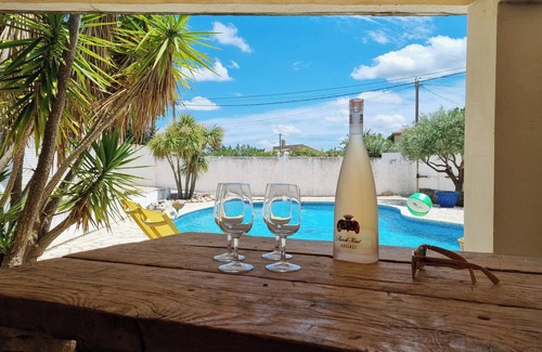 Homps Villa | Cozy villa with a private pool and a terrace