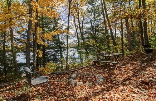 Lac du Flambeau Cabin | Cozy Wisconsin Northwoods cabin with private dock. Pet Friendly!