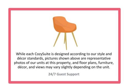 Mill District Apartment | CozySuites Mill District pool gym # 11