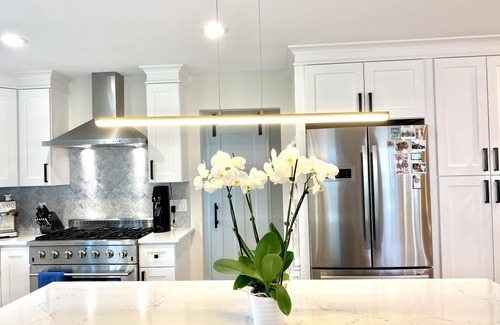 Ericsson House | Creek half a block away! Family-sized, specious home with back patio and garden