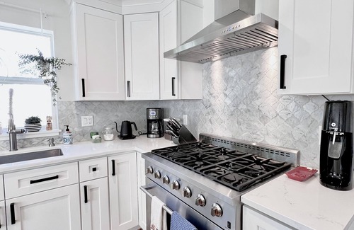 Ericsson House | Creek half a block away! Family-sized, specious home with back patio and garden