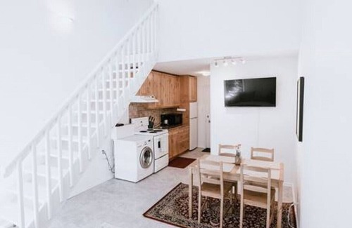 Nordic Estates Apartment | Creekside Cozy Lofted 1BR: Sleeps 4,Free Parking, Access to Trail & Near Lakes!