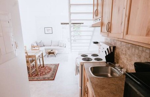 Nordic Estates Apartment | Creekside Cozy Lofted 1BR: Sleeps 4,Free Parking, Access to Trail & Near Lakes!