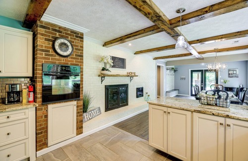 Lambsburg House | Creekside Retreat w/Mtn Views in Lambsburg!