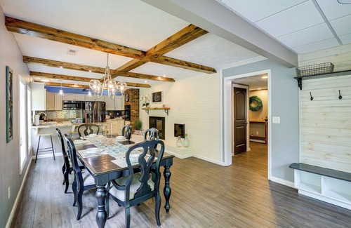 Lambsburg House | Creekside Retreat w/Mtn Views in Lambsburg!