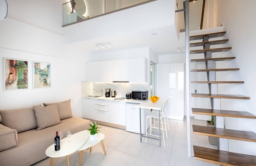 Rethymno Apartment | Creta Sun, Mezzanine 204 Sea view