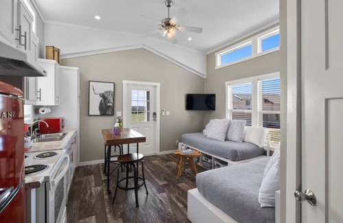 Dripping Springs House | Cricket Hill Ranch | Blue Tiny Home & Pool