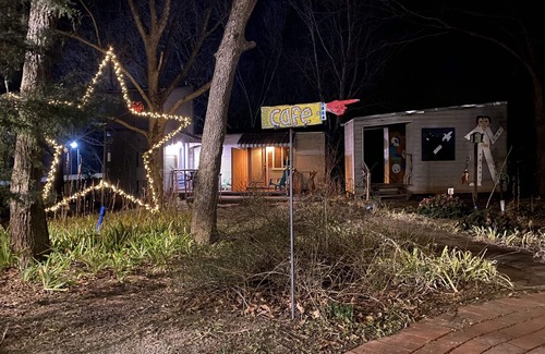 Pittsboro House | Curiously Cute B&B Private Woodshed- Pet friendly