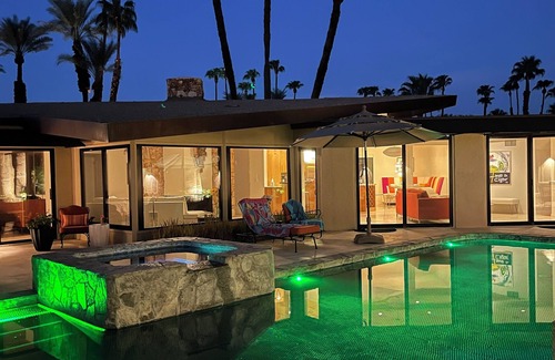 Rancho Palmeras House | Custom, one of a kind Roofline, Mid Century Gem with in Rancho Palmeras Estates.