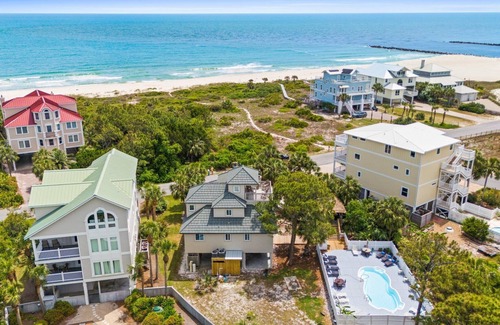 Plantation House | Cut Bait private pool with Gulf views