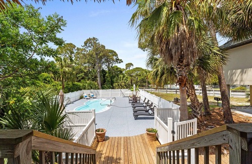 Plantation House | Cut Bait private pool with Gulf views