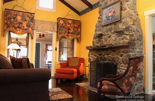Laurel Mountain Cabin | Cute Cottage in Beautiful Forest | Artistic Style & Charm | A Ligonier Original