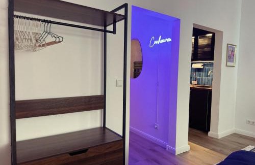 Duhnen Apartment | CuxHeaven - modernes Studio-Apartment direkt am Meer mit 65 Zoll TV und Tiefgarage in Duhnen