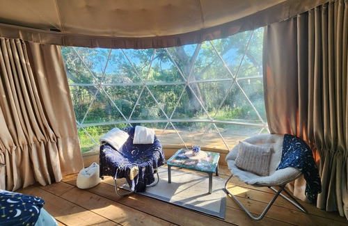 Rosedale Cabin | #D1 Stargazer Dome -1 Qn & Futon Bed-No pets please