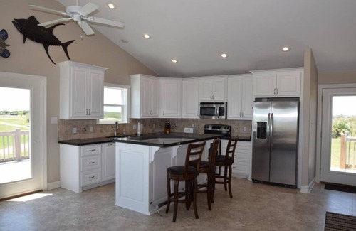 Galveston House | Davis Beach: 4 BR, 2 BA House in Port Bolivar, Sleeps 12