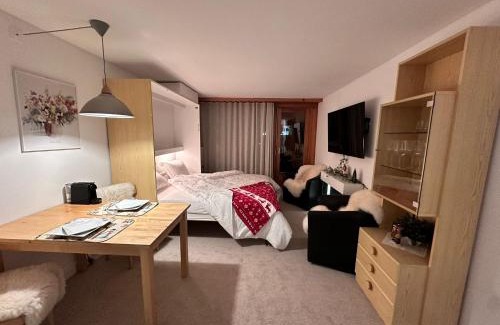 Meierhof Apartment | Davos Mountain View Studio 200 m Skilift Parsenn