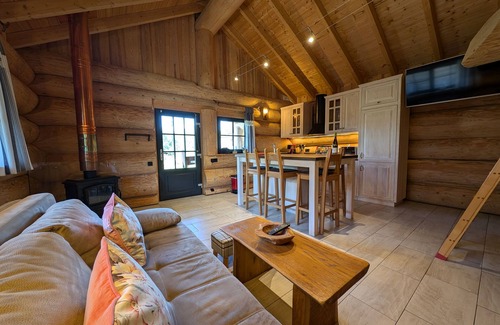 Gross Nemerow Cabin | Log Cabins Naturstammhaus Usedom 18 - Feriendorf Tollensesee