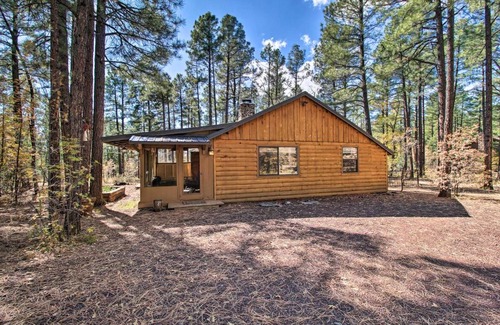Pinetop-Lakeside House | Deck and Grill Pet-Friendly Lakeside Cabin