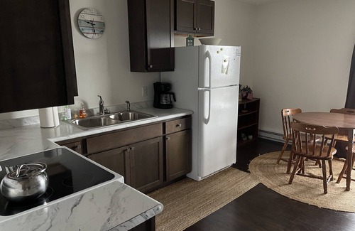 Beaver Island Apartment | Deckhand's Quarters @The Boat Shop overlooking Paradise Bay