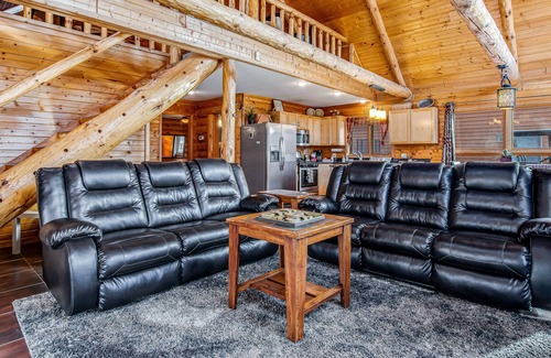 New Lisbon Cabin | Delightful Lofted Cabin W/ Free WiFi, Three Ponds, & Firepit - Dogs Welcome