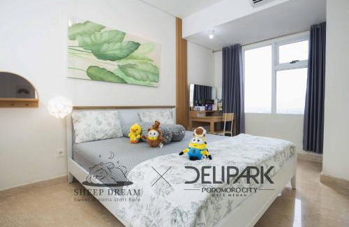 Kesawan Apartment | Delipark Mall Luas 60Meter 2Kamar Lincoln Lt17