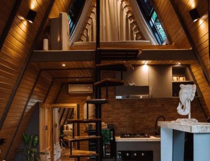 Payangan Villa | Delta Casa Ubud-Tiny Jungle A-Frame Villas