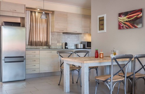Karavomylos Villa | Deluxe Kefalonia Apartment | Apartment Tangerine | 1 Bedroom | Pool | Sea View.