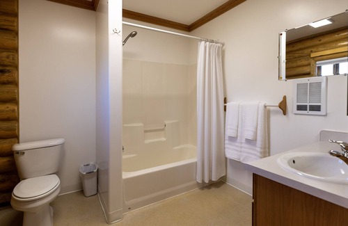 Hot Springs Cabin | Deluxe Twin Room in Rustic Cabin - Room 228