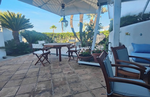 San Felice Circeo Villa | DEPENDANCE IN A PRIVATE VILLA WITH SEA VIEWS WITH OUTSIDE GREEN AREA IN A PRIVATE VILLA