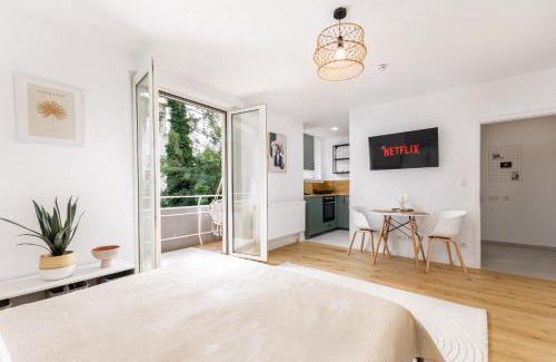 Linz Apartment | Design-Apartment in Linz mit Netflix & Balkon