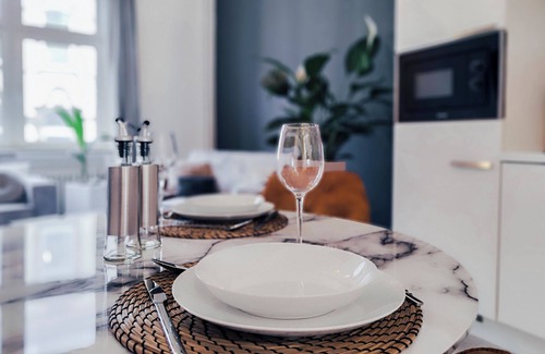 Stadtkern House | *Design loft 50sqm, central & quiet, close to trade fair/HBF
