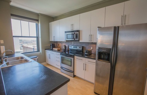 Downtown Des Moines Condo | Designer Downtown Condo Suite - Splendid View